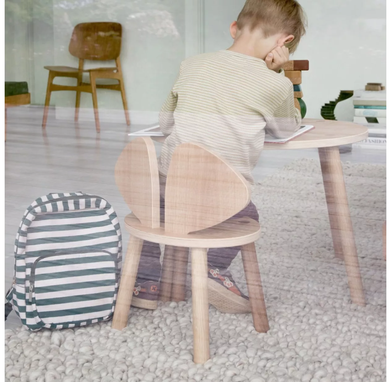 Nofred Chaise Enfant Mouse 2-5 Ans - Chêne 5 Nofred Chaise Enfant Mouse 2-5 Ans - Chêne – Image 3