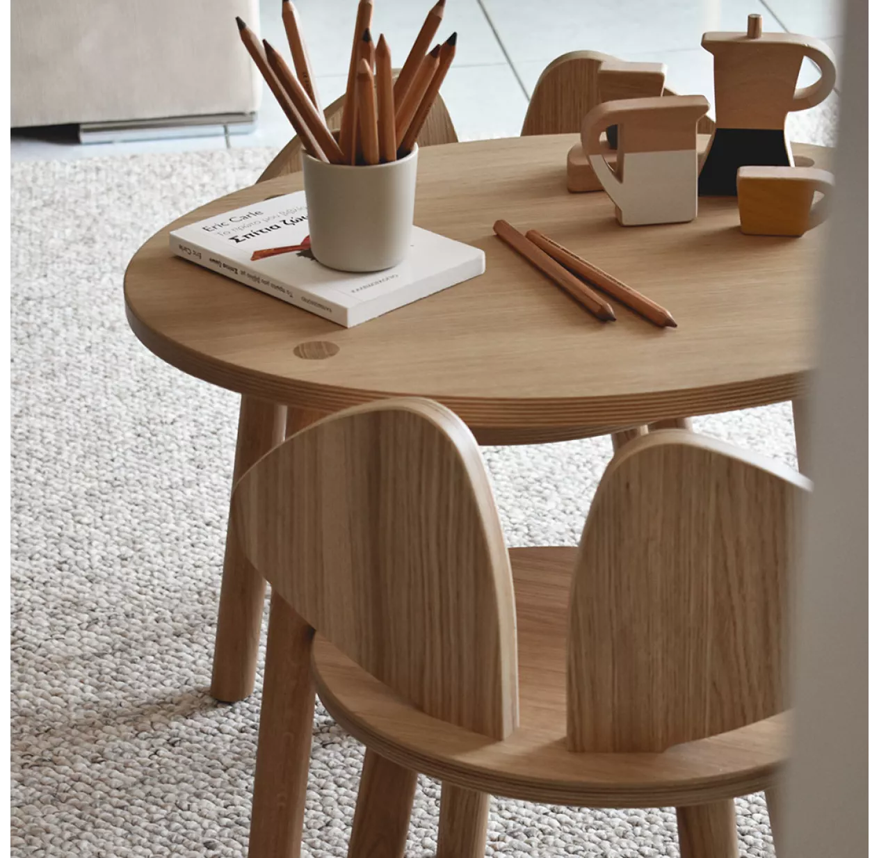 Nofred Chaise Enfant Mouse 2-5 Ans - Chêne 6 Nofred Chaise Enfant Mouse 2-5 Ans - Chêne – Image 4