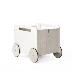 Coffre à Jouets Sur Roues Toy Chest - Blanc -Magasin De Meubles Pour Enfants coffre a jouets a roues ooh noo 1 1264x1234