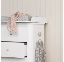 Commode Avec Grand Plan à Langer Wood - Chêne / Blanc -Magasin De Meubles Pour Enfants commande grand plan a langer 041365 blanc chene oliver furniture 7 1264x1234