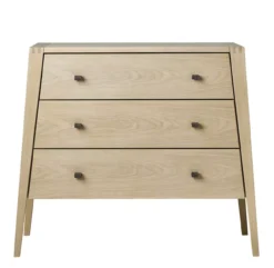 Leander Commode 3 Tiroirs Linea - Chêne