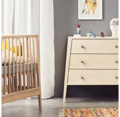 Leander Commode 3 Tiroirs Linea - Chêne -Magasin De Meubles Pour Enfants commode 3 tiroirs linea leander 3 1264x1234