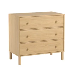 VOX Commode 3 Tiroirs à Langer Tela - Chêne