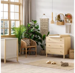 VOX Commode 3 Tiroirs à Langer Tela - Chêne -Magasin De Meubles Pour Enfants commode a langer tela bois vox 4 1264x1234