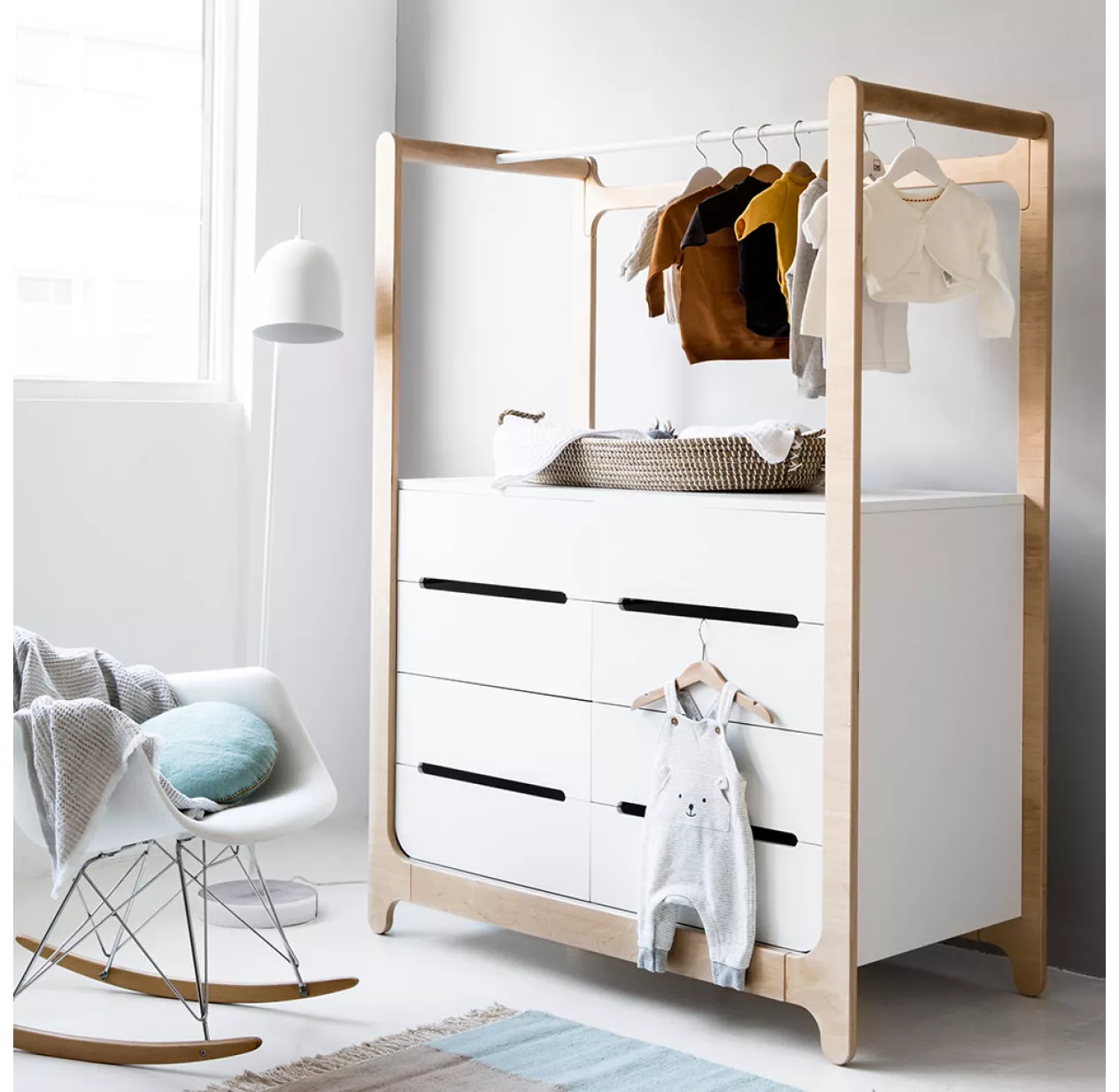 Commode H Dresser - Blanc 6 Commode H Dresser - Blanc – Image 4