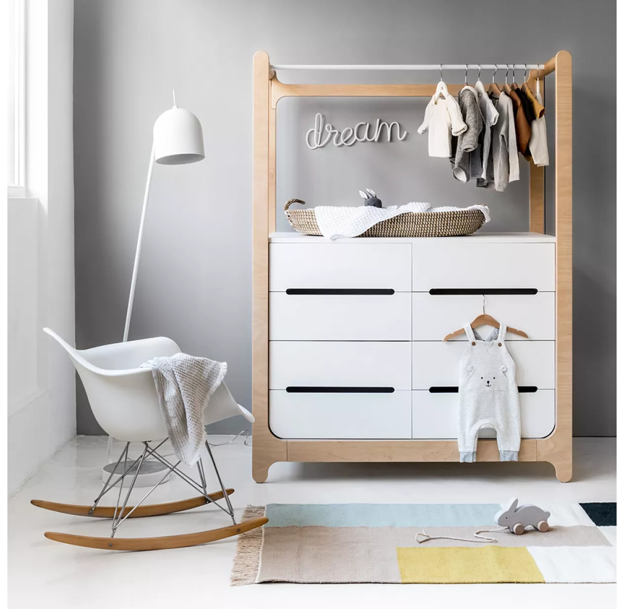 Commode H Dresser - Blanc 7 Commode H Dresser - Blanc – Image 5