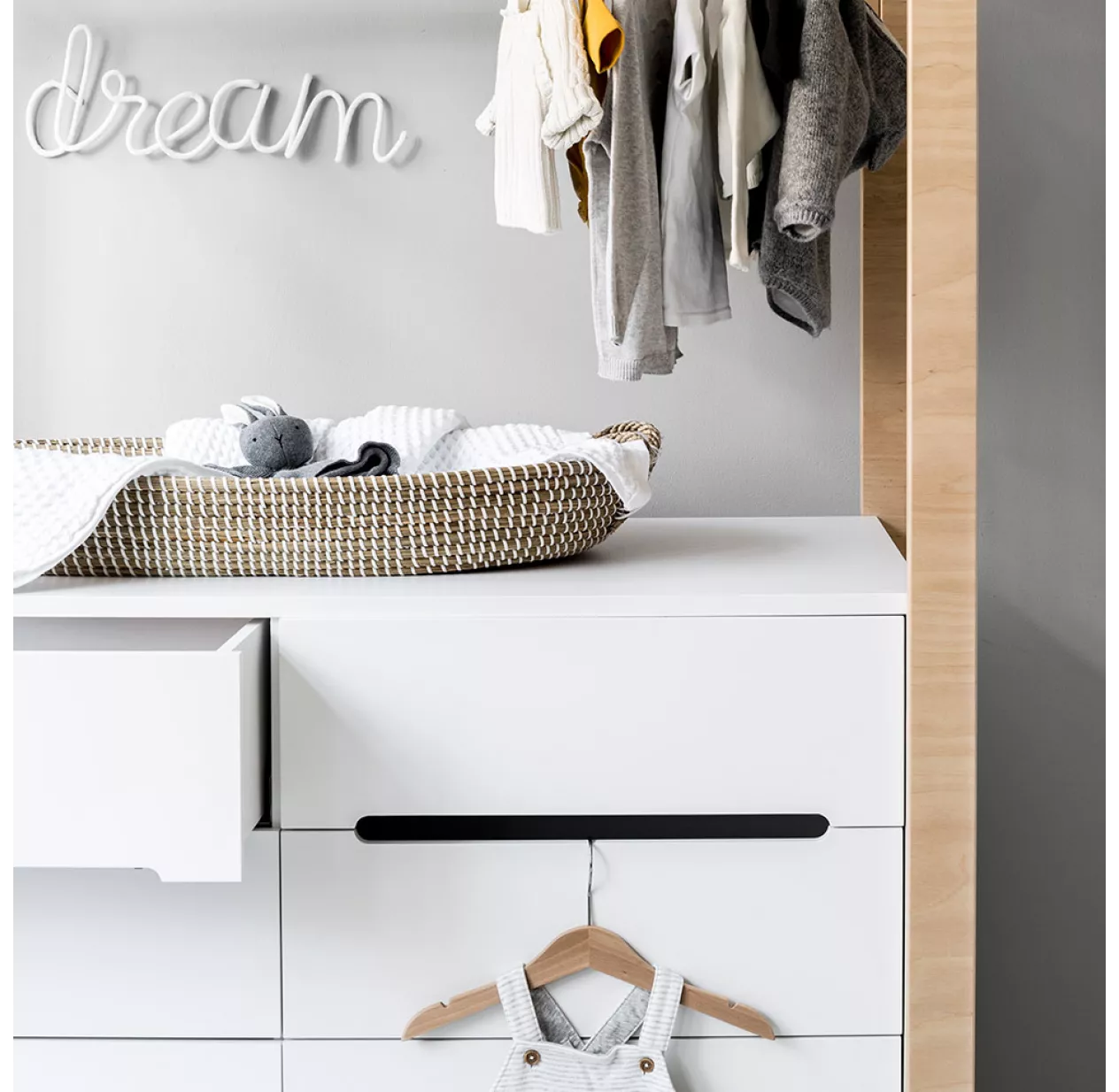 Commode H Dresser - Blanc 9 Commode H Dresser - Blanc – Image 7