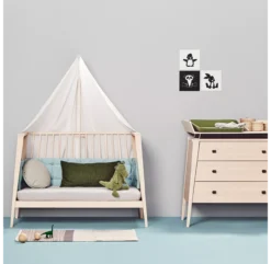 Leander Commode 3 Tiroirs Linea - Hêtre -Magasin De Meubles Pour Enfants commode linea hetre leander 11 1264x1234