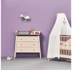 Leander Commode 3 Tiroirs Linea - Hêtre -Magasin De Meubles Pour Enfants commode linea hetre leander 13 1264x1234