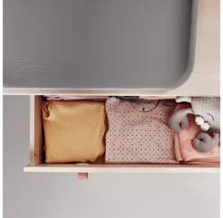 Leander Commode 3 Tiroirs Linea - Hêtre -Magasin De Meubles Pour Enfants commode linea hetre leander 14 1264x1234