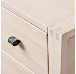 Leander Commode 3 Tiroirs Linea - Hêtre -Magasin De Meubles Pour Enfants commode linea hetre leander 3 1264x1234