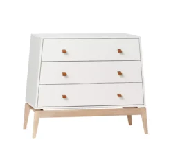 Leander Commode 3 Tiroirs Luna - Blanc