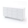 Commode Merlin Rhea 6 Tiroirs - Blanc -Magasin De Meubles Pour Enfants commode merlin 6 tiroirs rhea oeuf nyc 1 1264x1234