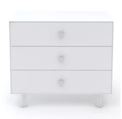Commode Merlin Classic 3 Tiroirs - Blanc