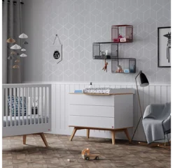 VOX Commode à Langer Nature - Blanc -Magasin De Meubles Pour Enfants commode nature white vox 3 1264x1234