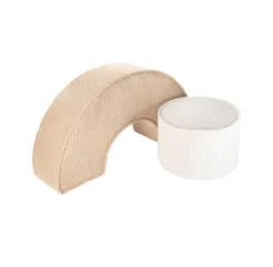 Duo De Poufs En Velours Côtelé - Beige 9 Duo De Poufs En Velours Côtelé - Beige -Magasin De Meubles Pour Enfants ensemble pouf velours cotele beige wigiwama 3 1264x1234