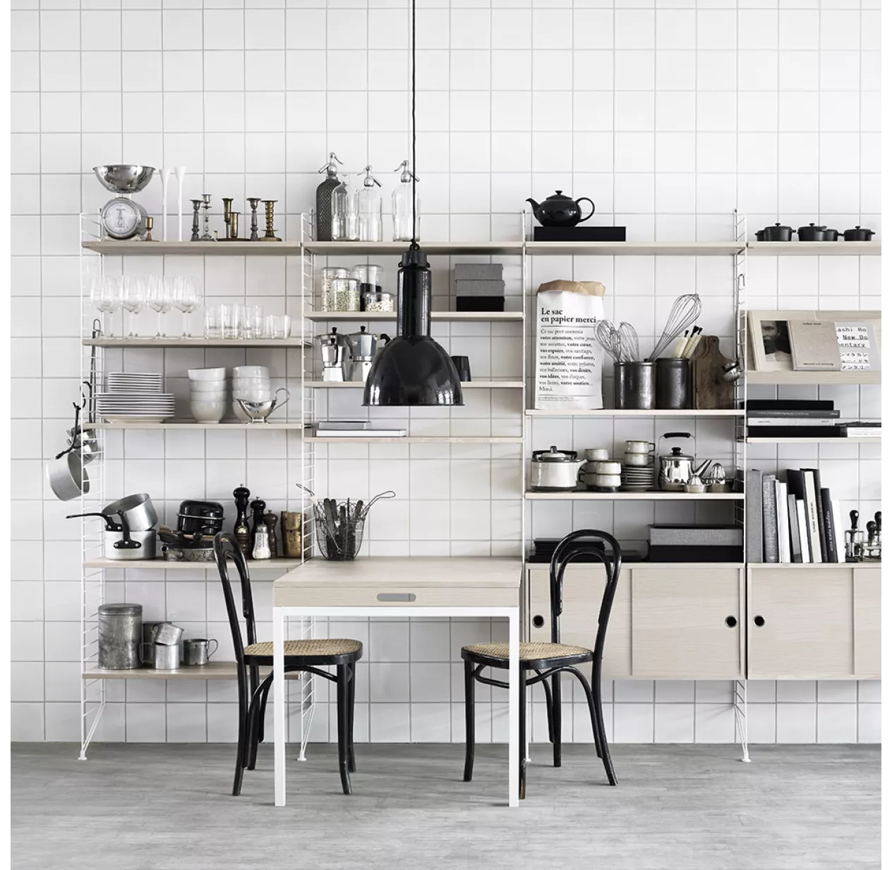 Pack 3 étagères 78 Cm - Frêne 4 Pack 3 étagères 78 Cm - Frêne – Image 2