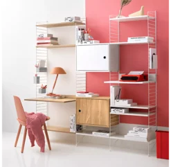 Etagère Media - Blanc -Magasin De Meubles Pour Enfants etagere media string blanc 4 1264x1234