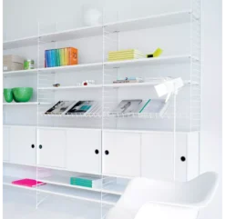 Porte Magazines - Gris -Magasin De Meubles Pour Enfants etagere metal magazine grey string 3 1264x1234