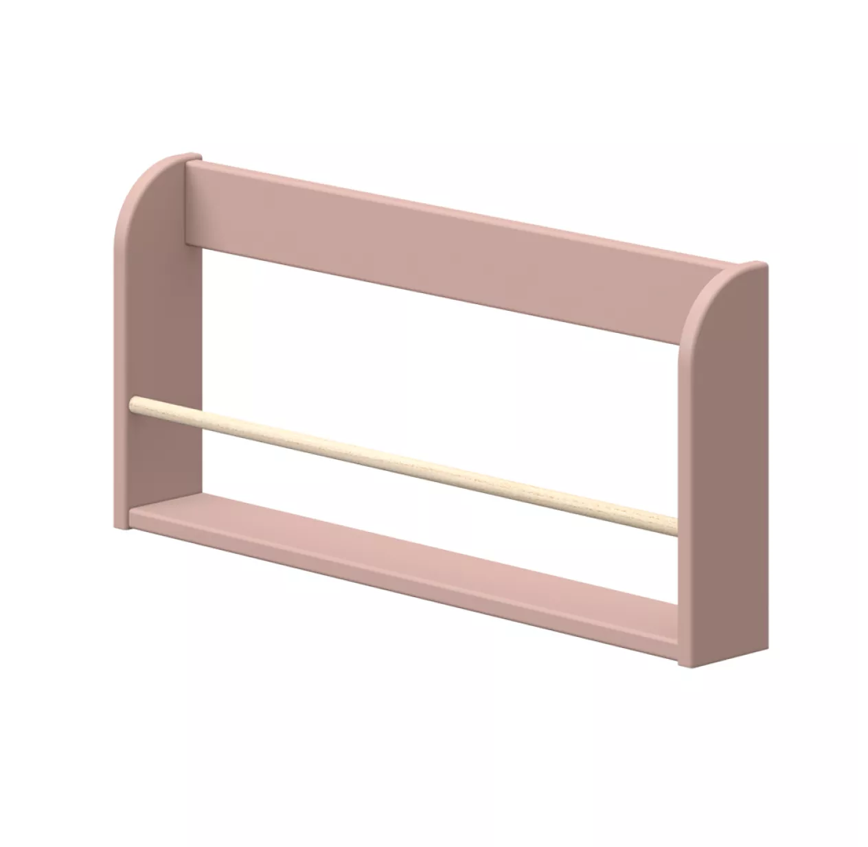 Etagère Murale à Livres - Vieux Rose 3 Etagère Murale à Livres - Vieux Rose