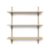 Ferm LIVING Etagère Sector Triple T/W - Chêne/Noir -Magasin De Meubles Pour Enfants etagere sector triple large chene laiton noir ferm living 1 1264x1234