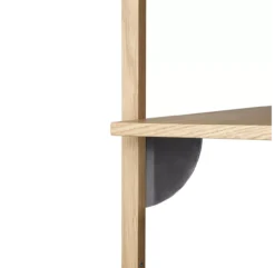 Ferm LIVING Etagère Sector Triple T/W - Chêne/Noir 8 Ferm LIVING Etagère Sector Triple T/W - Chêne/Noir -Magasin De Meubles Pour Enfants etagere sector triple large chene laiton noir ferm living 3 1264x1234