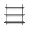 Ferm LIVING Etagère Sector Triple T/W - Noir
