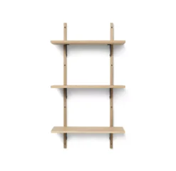 Ferm LIVING Etagère Sector Triple T/N - Chêne/Noir