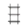 Ferm LIVING Etagère Sector Triple T/N - Noir/Laiton -Magasin De Meubles Pour Enfants etagere sector triple small frene noir laiton noirci ferm living 1 1264x1234