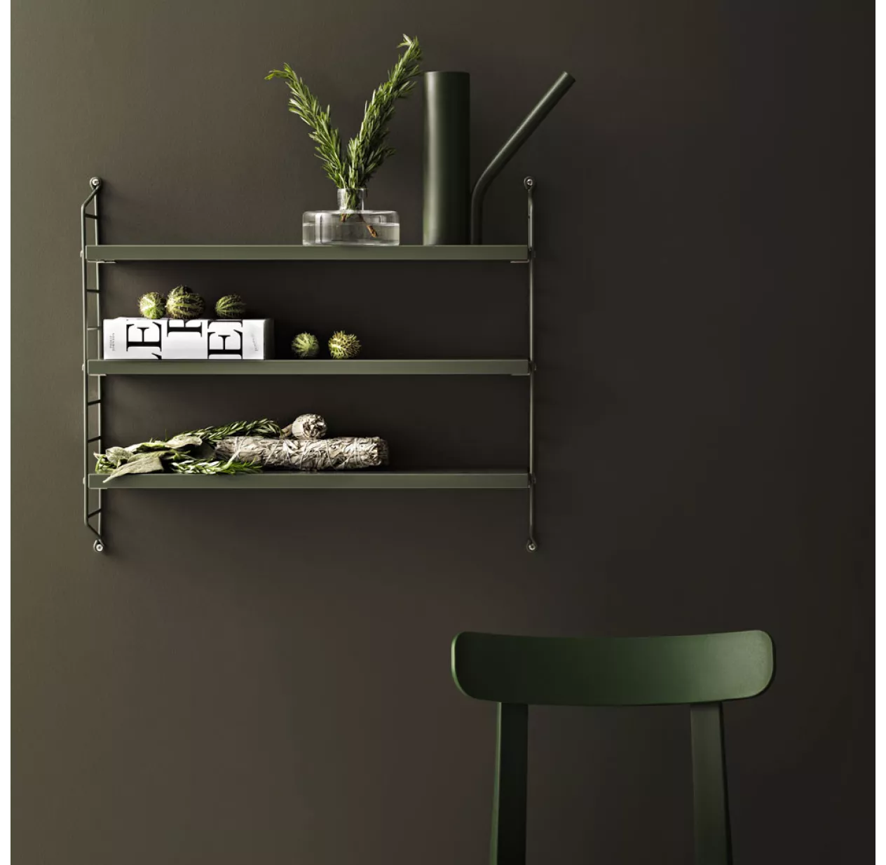 Etagère String Pocket - Sauge 4 Etagère String Pocket - Sauge – Image 2