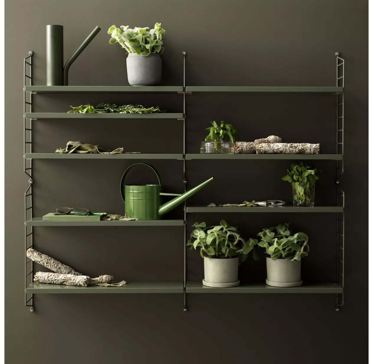 Etagère String Pocket - Sauge 6 Etagère String Pocket - Sauge – Image 4