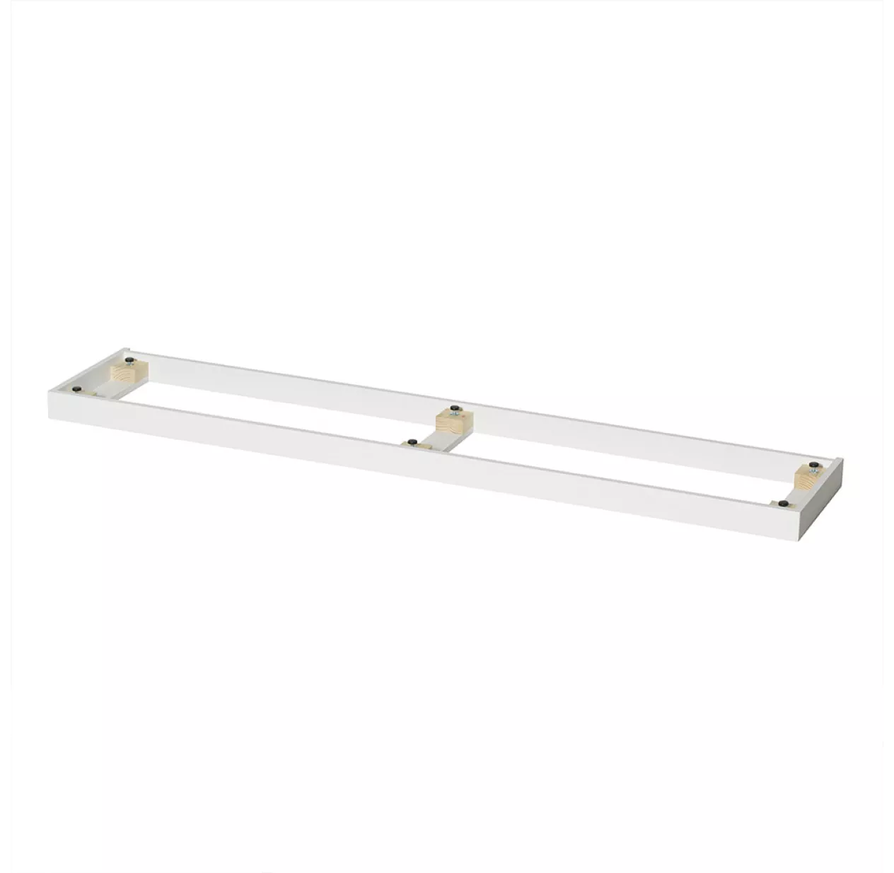 Étagère Wood Horizontale 5 X 2 Avec Socle - Blanc 6 Étagère Wood Horizontale 5 X 2 Avec Socle - Blanc – Image 4