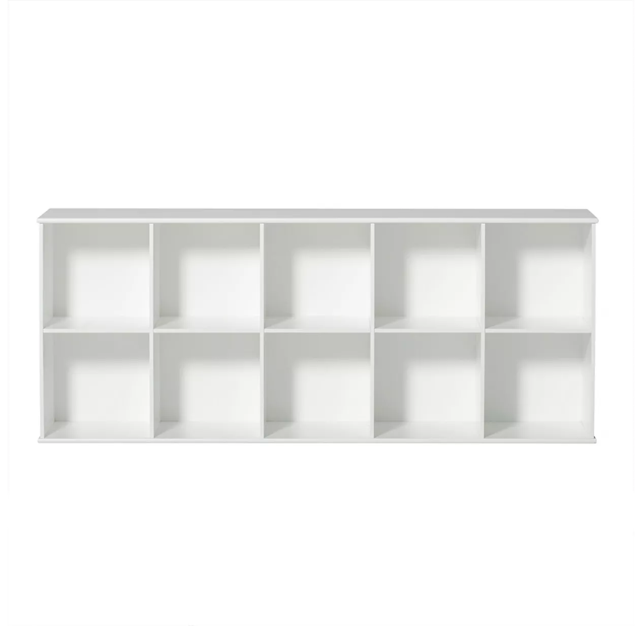 Étagère Wood Horizontale 5 X 2 Avec Socle - Blanc 9 Étagère Wood Horizontale 5 X 2 Avec Socle - Blanc – Image 7