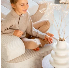 Fauteuil Flip Convertible En Velours Côtelé - Ecru -Magasin De Meubles Pour Enfants fauteuil flip lit d appoint velours cotele ecru wigiwama 4 1264x1234