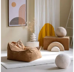Fauteuil Pouf Ottoman En Velours Côtelé - Toffee -Magasin De Meubles Pour Enfants fauteuil pouf velours cotele toffee wigiwama 1a 1264x1234