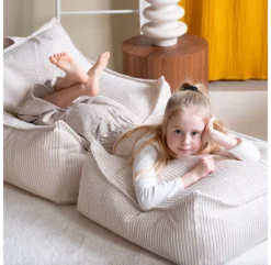 Fauteuil Pouf Ottoman En Velours Côtelé - Toffee -Magasin De Meubles Pour Enfants fauteuil pouf velours cotele toffee wigiwama 4 1264x1234