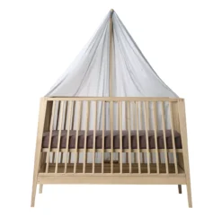 Lit Bébé Linea Leander - Chêne -Magasin De Meubles Pour Enfants fleche de lit linea bleu leander 4 1264x1234