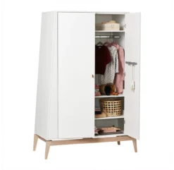 Leander Grande Armoire Luna - Blanc -Magasin De Meubles Pour Enfants grande armoire luna blanc leander 3 1264x1234