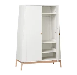 Leander Grande Armoire Luna - Blanc -Magasin De Meubles Pour Enfants grande armoire luna blanc leander 4 1264x1234