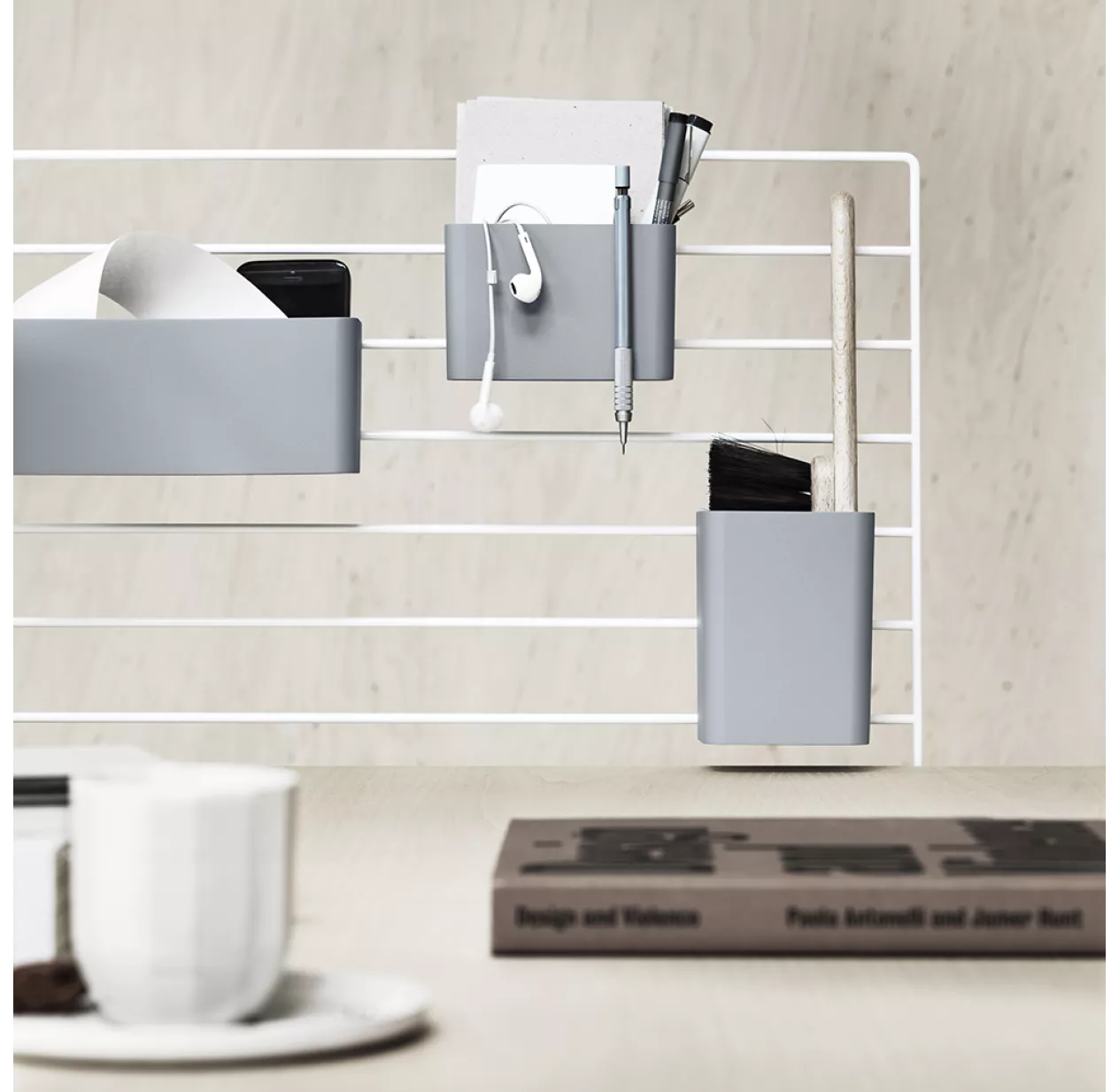 Panneau En Métal Pour Bureau - Blanc 4 Panneau En Métal Pour Bureau - Blanc – Image 2