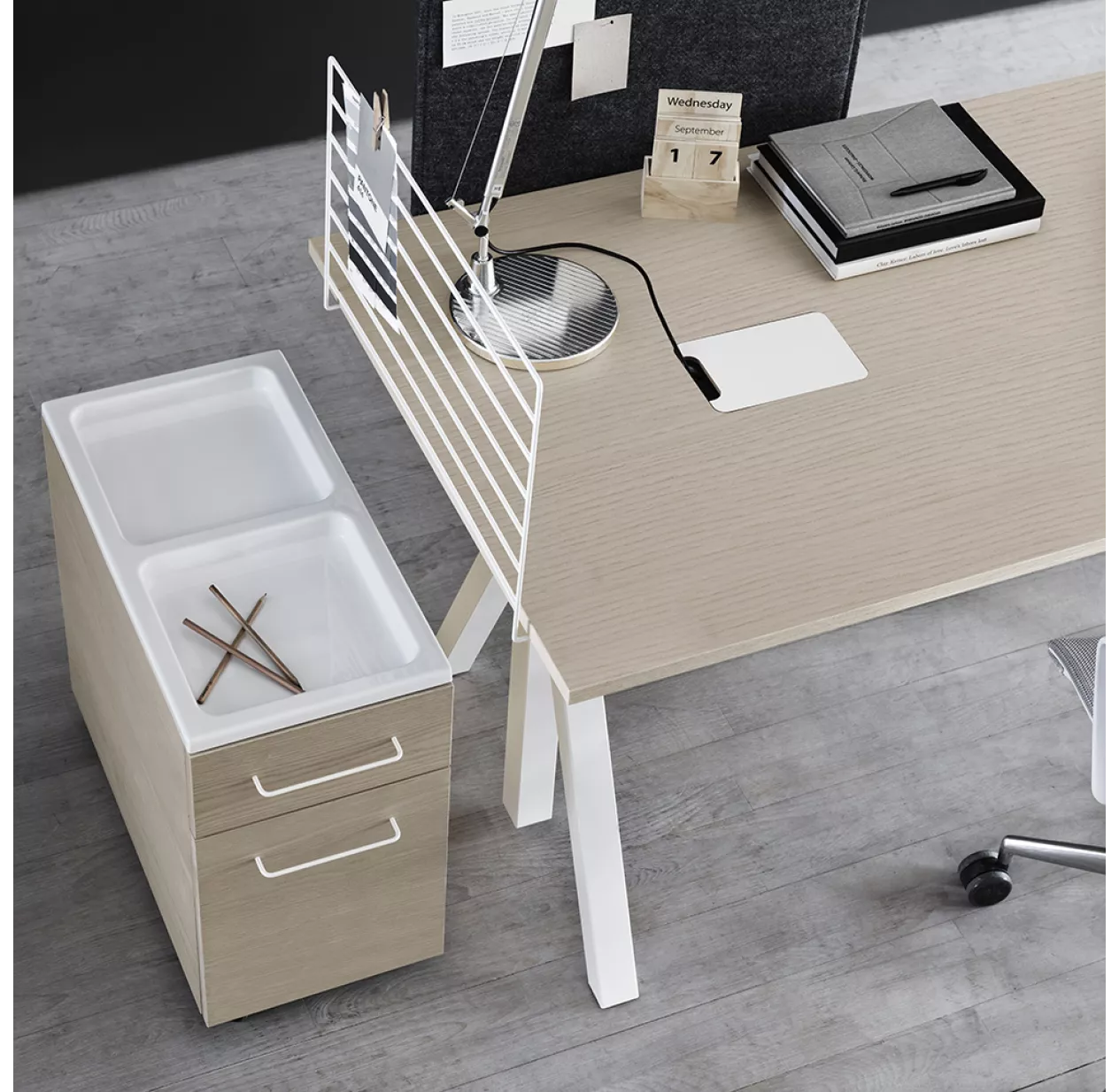 Panneau En Métal Pour Bureau - Blanc 5 Panneau En Métal Pour Bureau - Blanc – Image 3