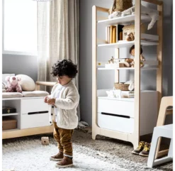 Bibliothèque H Bookcase - Blanc -Magasin De Meubles Pour Enfants h bookcase bibliotheque rafa kids blanc 9 1264x1234