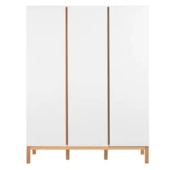 Magasin De Meubles Pour Enfants 40 Armoire 3 Portes Indigo - Blanc