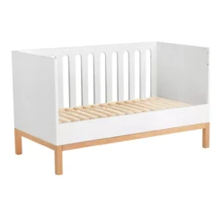 Lit Bébé Canapé Indigo 70 X 140 - Blanc -Magasin De Meubles Pour Enfants indigo white lit bebe 70x140 quax 3 1264x1234