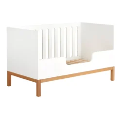 Lit Bébé Canapé Indigo 70 X 140 - Blanc -Magasin De Meubles Pour Enfants indigo white lit bebe 70x140 quax 4 1264x1234