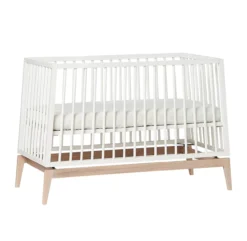 Leander Lit Bébé Luna 60 X 120 Cm - Blanc -Magasin De Meubles Pour Enfants lit bebe 60 120 luna blanc leander 4 1264x1234