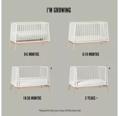 Leander Lit Bébé Luna 60 X 120 Cm - Gris -Magasin De Meubles Pour Enfants lit bebe 60 120 luna gris leander 2a 1264x1234