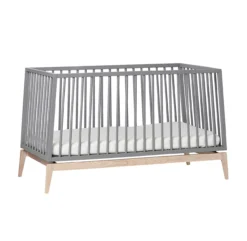 Leander Lit Bébé Luna 70 X 140 Cm - Gris