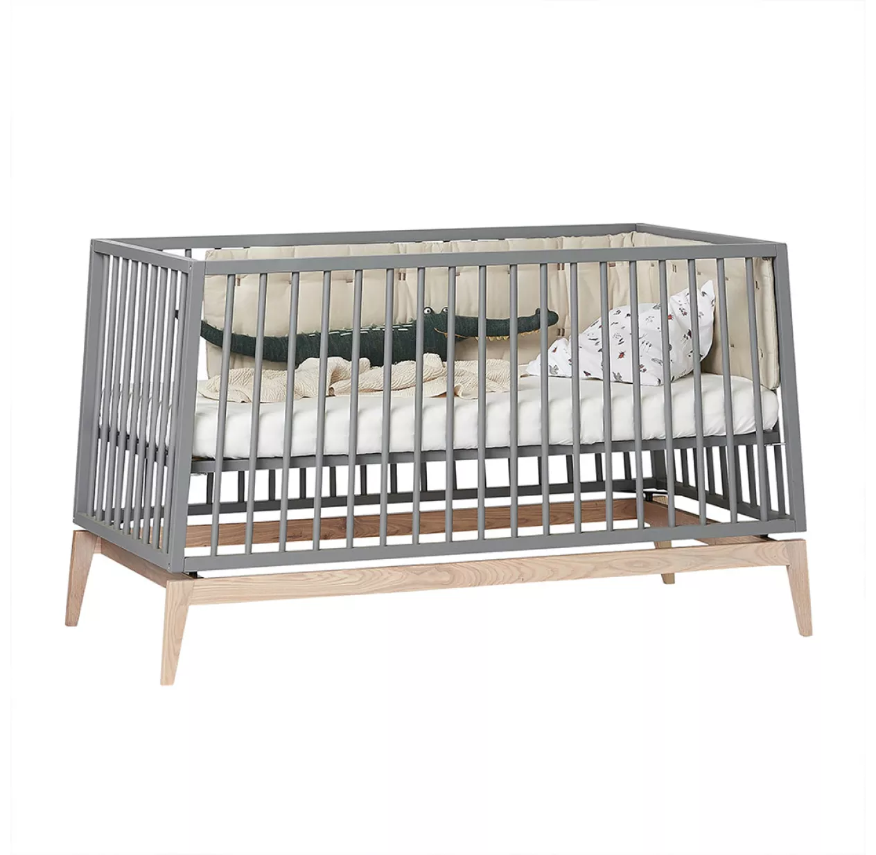 Leander Lit Bébé Luna 70 X 140 Cm - Gris 5 Leander Lit Bébé Luna 70 X 140 Cm - Gris – Image 3