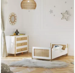 Lit Bébé évolutif Cèdre Et Rotin Océania 70x140cm - Blanc 17 Lit Bébé évolutif Cèdre Et Rotin Océania 70x140cm - Blanc -Magasin De Meubles Pour Enfants lit bebe evolutif oceania theo 70x140 7 1264x1234